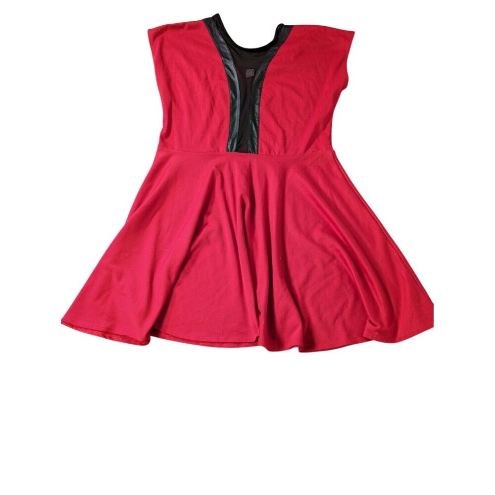 Fashion Love Womans Plus Dress Retro Pin Up Fit n Flare Y2K Whimseygoth 1X